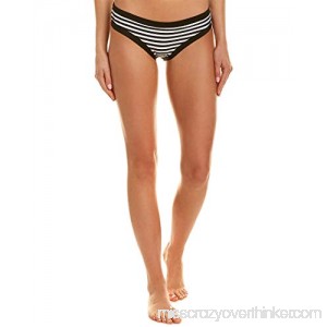LSpace Women's Domino Stripe Ribbed Hipster Bikini Bottom Domino Stripe B079XVK7HT